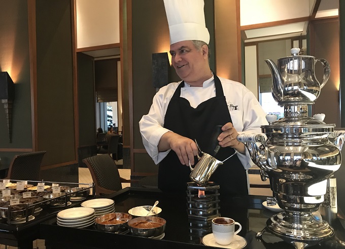 Chocolate Buffet at the five-star Sukhothai Hotel