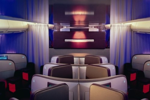 Virgin Upper Class Cabin